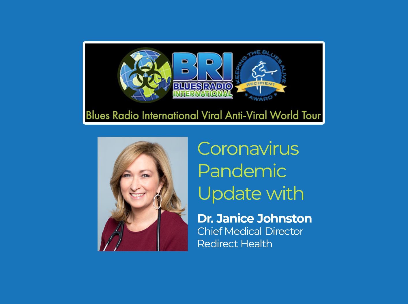 Blues Radio International Featuring Dr. Janice Johnston