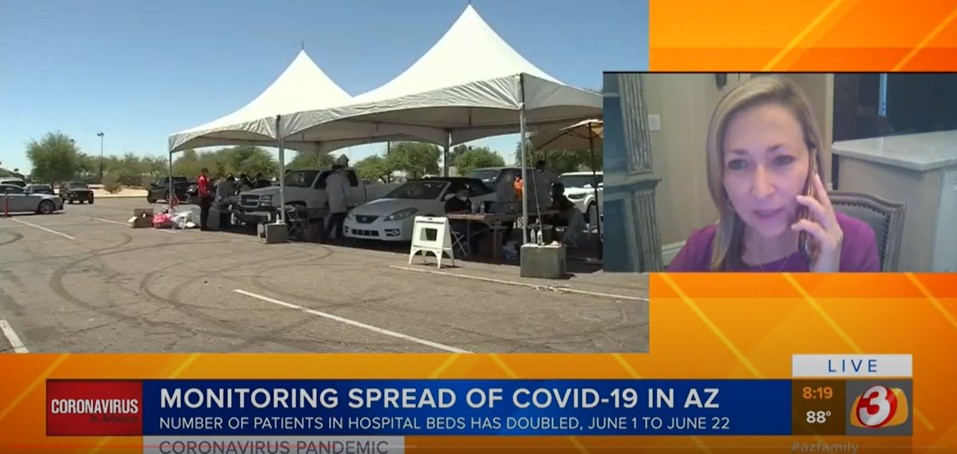 Monitoring the Spread of Coronavirus in AZ ft. Dr. Johnston on 3TV