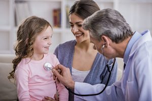 kid at doctor